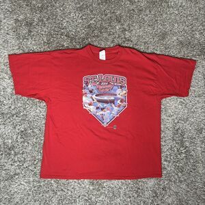 Vintage 2004 St. Louis Cardinals Pennant Fever MLB Gildan Graphic Tee 2XL